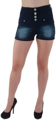 JS305X - LAVO Jeans - Plus Size High Waist Soft Stretch Short Shorts