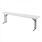 NATIONAL PUBLIC SEATING Lightweight Folding Seminar Tables (Table Only) - Gray
