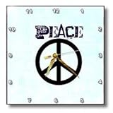 IMAGE OF Peace Sign Design Symbols Spirituality - 10x10 Wall Clock