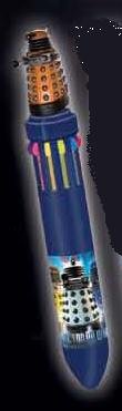 DOCTOR WHO DALEK SCIENTIST (ORANGE) 10 COLOUR BALL POINT PEN