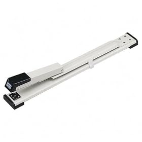 Long Reach Stapler, 20 sheet Cap, Standard Staples, Putty/Black (SPR01316) Category: Manual Staplers