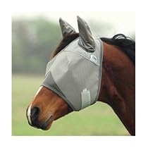 Cashel Crusader Standard Horse Fly Mask with Grey Ears
