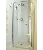 Kohler K-705788-L-SHP Cyan Left-Hand Walk-In Curved Panel, Bright Polished Silver
