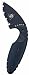 Fox TDI Law Enforcement Knife, Black, Serrated Blade