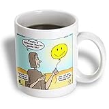 31xmez%2BlUcL. SL160  Jeremiah 31 07 14 Happy Days are Here Again Bible smiley balloon shopping cart   15oz Mug