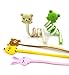 Eshop Cute Cable Tie 5-pc[ Frog,pink Rabbit, Poult,bears ,] Cord Organizer Earphone Wrap Winder/ Fixer Holder/cord Manager/cable Winder