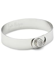 Phillips Frankel "Love Always" Sterling Silver, White Gold and Diamond Cuff