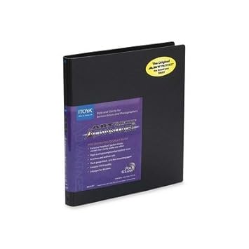 ITYAD248 - Presentation Display Book, 24 Pages/48 Views, 8-1/2x11, BK