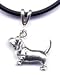 13 Black Basset Hound Necklace Sterling Silver Jewelry Gift Boxed