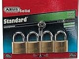 Eigenschaften ABUS, August Bremicker Söhne KG 118265 / ABUS 118265 Messing-Hangschloss Typ 45/40 Quad-Pack SB