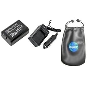 Digital Replacement Battery PLUS Mini Battery Travel Charger for Specific Digital Camera and Camcorder Models / Compatible with SONY NP-FW50, DLSR: A33, A55, NEX-: 3, 3A, 3D, 3DW, 3K, 3KS, 5, 5A, 5C, 5D, 5DB, 5HB, 5K, 5KS Charges with Intelligent Charge Technology - Includes Car Adapter and Leathere