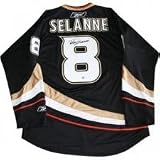 Teemu Selanne Autographed/Hand Signed Pro Jersey (Anaheim Ducks)