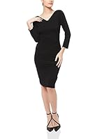 The Jersey Dress Company Vestido 3307 (Negro)
