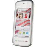 Nokia 5230 Navigation Edition Smartphone (UMTS, Bluetooth, GPS, 2 MP, Ovi Karten) white silver - 