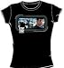 Star Trek 2009 Movie ON THE BRIDGE Juniors Size Fitted Girly Black T-shirt Tee, Juniors Small
