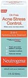 Neutrogena Oil Free Acne Stress Control 3-in-1 Hydrating Acne Treatment 2oz