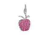 SilveRado(tm) VRB304-2 Verado Bling Apple Blitz Pink Bead / Charm