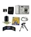 Fuji FinePix F470 Silver 6MP Digital Camera w/ Bonus Kit