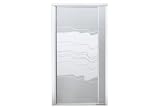 Sterling 1535D-42N-G10 Vista Pivot II Shower Door 69H x 36 - 42W Pebble Glass Nickel