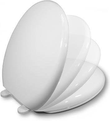 Gentle Close I2600 Slow Closing Toilet Seat, White