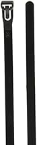 Monoprice 105797 8-Inch 50LBS Releasable Cable tie, 100-Piece/Pack, Black
