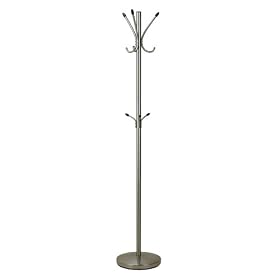 <b>Satin Nickel Finish Coat Rack</b>