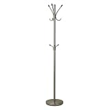 Satin Nickel Finish Coat Rack