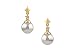 Georgia White 7-8mm AAA Japanese Akoya 14 Karat Gold Pearl Earring Set