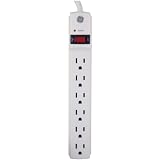 Brand New Ge 6-Outlet Surge Protectors, 2Pk