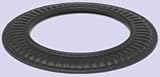 Imperial Manufacturing Group BM0095 7 Inch 24-ga Snap-Lock Black Stovepipe Trim Collar Od 3 3/4 Inch