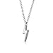 Bling Jewelry Tiny Minimalist Geometric Zig Zag Flash Lightning Bolt Pendant Necklace For Women Teen .925 Sterling Silver