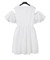 Off the Shoulder General Print Summer Cotton Mini Dress 