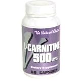 L-Carnitine-Vitalabs Amino Acid L-Carnitine, (2 Pack) 500mg 60 Capsules