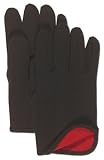 12 Pack Boss 4027 Cotton Red Fleece Lined Jersey Glove Large