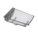 Aliotta Decorative Flush Mount in Satin Platinum by Designer's Fountain