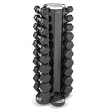 Dura-Bell Dumbbell 10 Pair Studio Club Pack with Rack