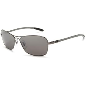 Ray-Ban RB8302P Tech Square Aviator Polarized Sunglasses