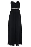 Black Chiffon Bandeau Maxi Dress