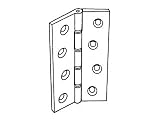 Review Securit  / Securit S4108 Dbl Steel Hinge Polished 100mm