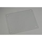 Surface Saver Tempered Glass Cutting Board, 20 X 16-Inch, Clear