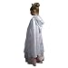 Girls White Hooded Princess Cloak (3-5yrs) Image