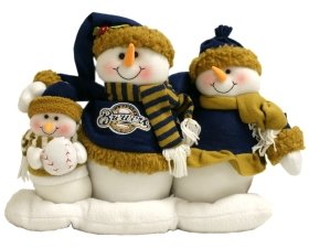 Milwaukee Brewers Table Top Snow Family