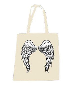  Sac cabas : Angel Wings coloris Crï¿œme