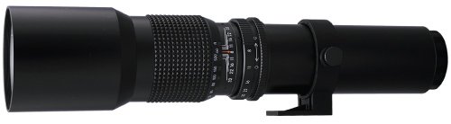 BOWER 500mm Preset Telephoto Lens with 2x (1000mm total) for NIKON dSLR D40,D40x,D50,D60,D70s, D80,D90,D3100, D5000, D5100,D7000 On Sale