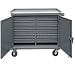 Twelve-Drawer Mobile Tool Cart