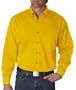 High Quality Men's Long Sleeve Cypress Denim with Pocket - Yellow, Large