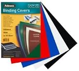Produkt-Bild: Fellowes Pr&auml;sentationsdeckbl&auml;tter Chromolux (gl&auml;nzend), 250g/m&sup2;, blau