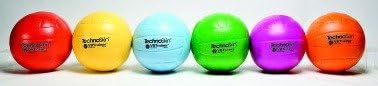 School Smart TechnoSkin Foam Volleyball Trainer Set, Assorted Color, Set of 6