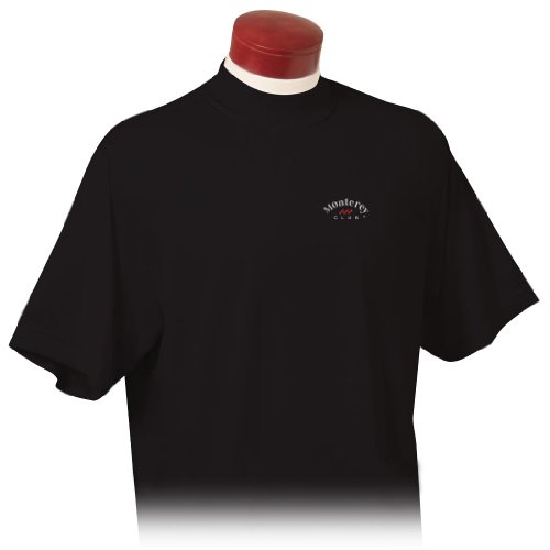 Monterey Club Mens Dry Swing Short Sleeve Mock Neck Jersey Shirt #1146