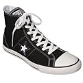 Men's Converse® One Star® High-Tops with Laces - Black